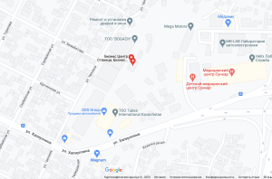 Карта адрес в Алматы